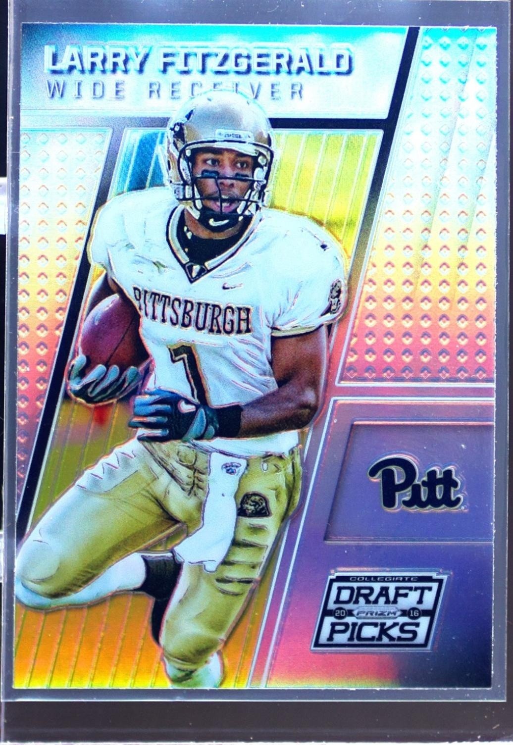 2016 Prizm Collegiate Draft Picks Larry Fitzgerald Prizms #63 Panthers
