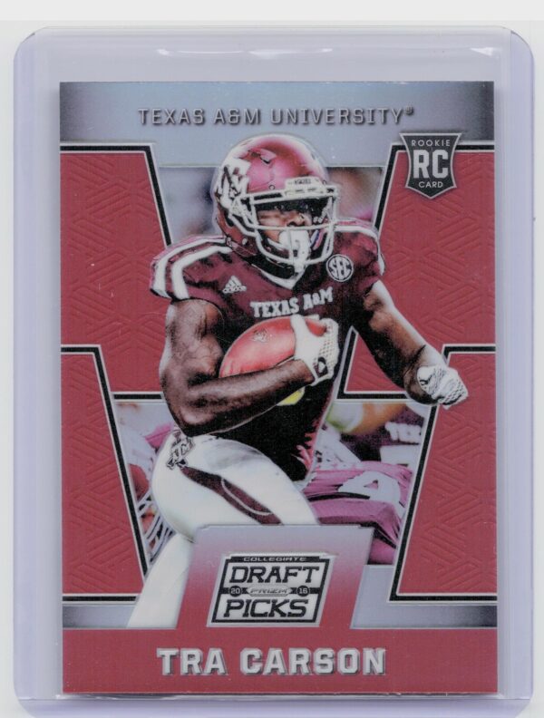 2016 Prizm Collegiate Draft Picks Tra Carson Prizms Red #194 Aggies