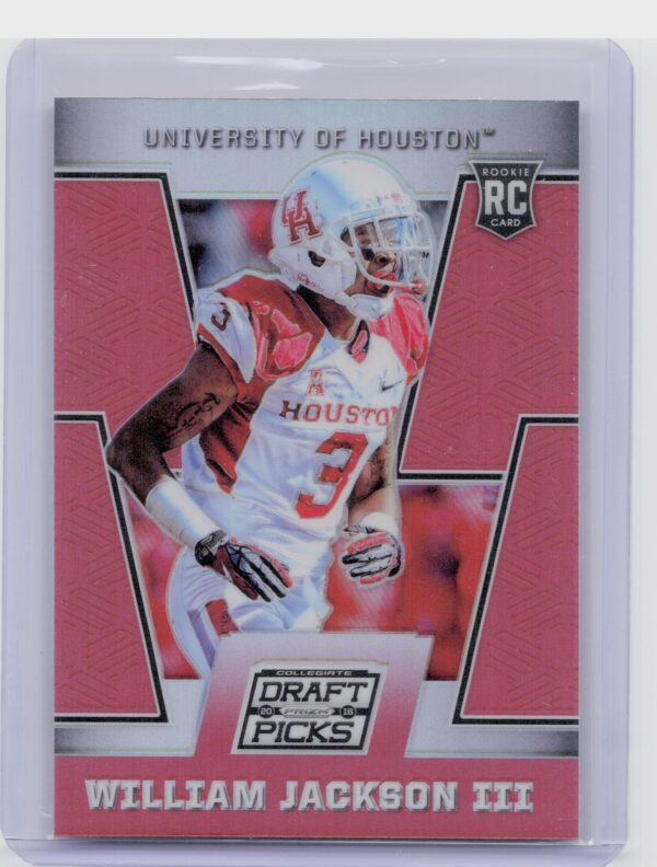 2016 Prizm Collegiate Draft Picks William Jackson III Prizms Red #204 Cougars