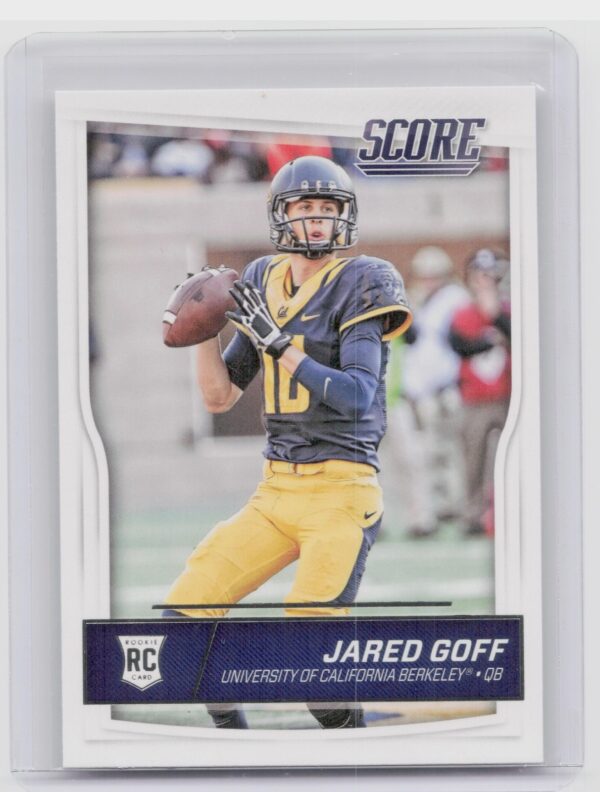 2016 Score Jared Goff Rookie #332 California Bears