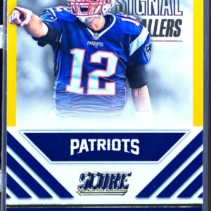 2016 Score Tom Brady #15 Patriots Signal Callers Gold