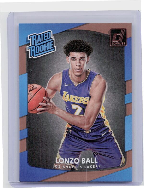 2017-18 Donruss Lonzo Ball RC #199 Lakers