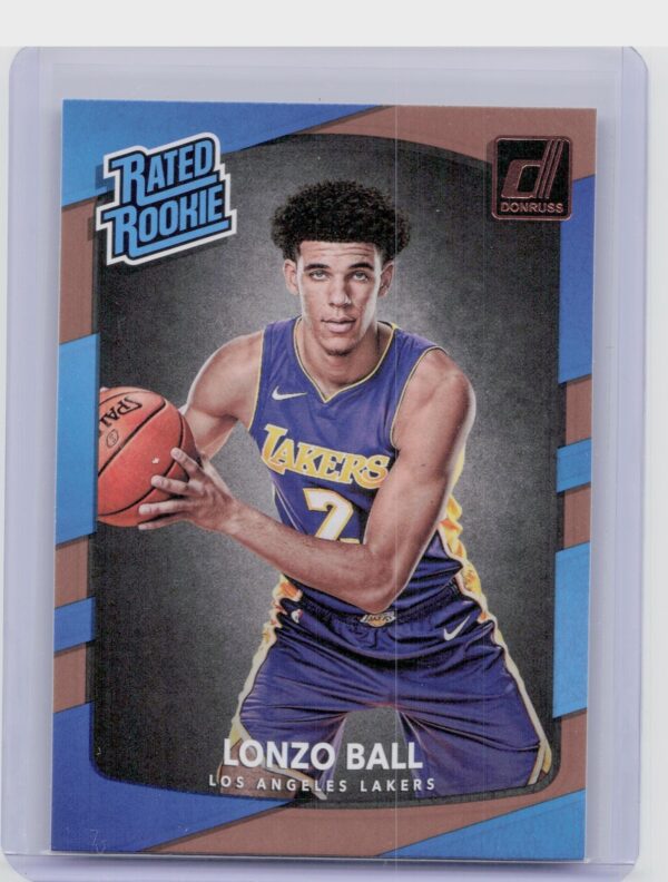 2017-18 Donruss Lonzo Ball RC #199 Lakers