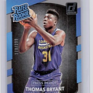 2017-18 Donruss Thomas Bryant Press Proof Silver /299 #160 Lakers