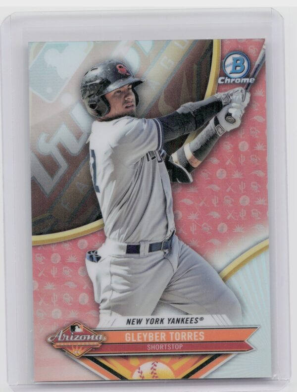 2017 Bowman Chrome Gleyber Torres #AFL-GT Yankees 2016 Arizona Fall League Fall