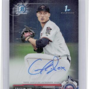 2017 Bowman Chrome Griffin Jax AU #CPA-GJ Twins Prospect Autographs