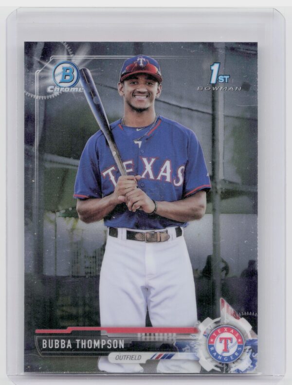 2017 Bowman Draft Bubba Thompson Chrome #BDC-141 Rangers