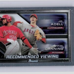 2017 Bowman Draft Jo Adell / Griffin Canning /5 #RV-LAA Angels Recommended View