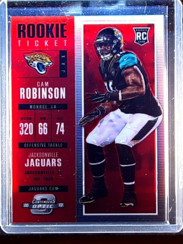 2017 Contenders Optic Cam Robinson Red /199 #97 Jaguars