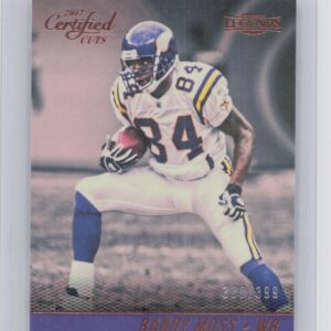 2017 Donruss Certified Cuts Randy Moss SN399 #136 Vikings