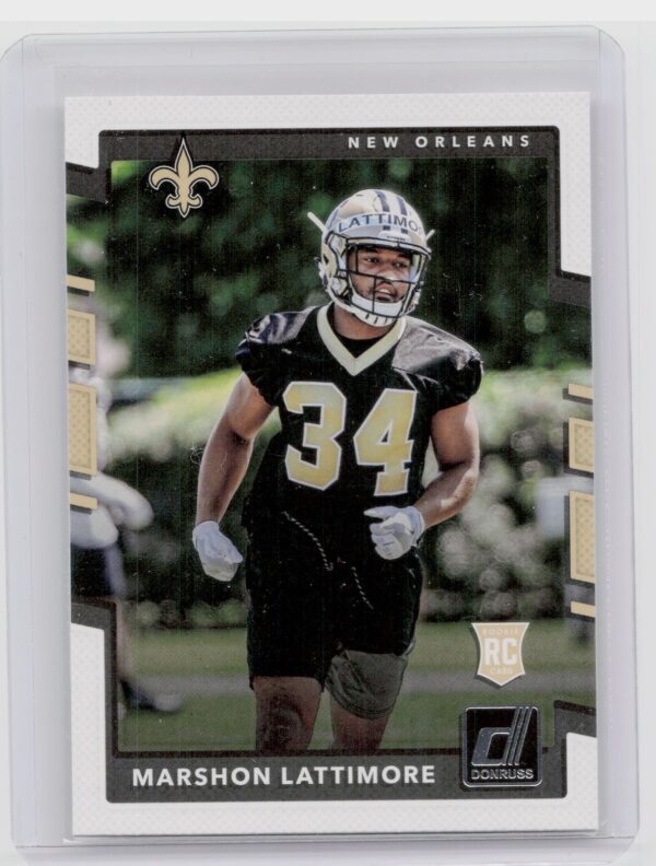 2017 Donruss Marshon Lattimore RC #386 Saints