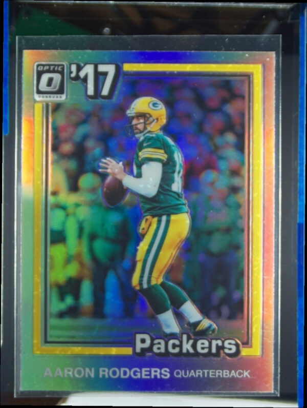 2017 Donruss Optic Aaron Rodgers #10 Packers 1981 Tribute