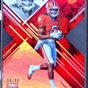 2017 Elite Draft Picks DeAndre Hopkins Red Die Cut /49 #25 Tigers