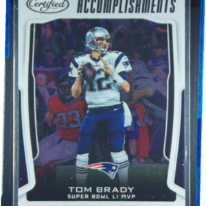 2017 Panini Certified Tom Brady #CA-TB Patriots Certified Accomplishments