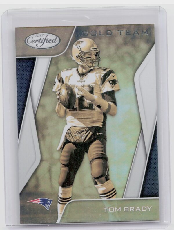 2017 Panini Certified Tom Brady #GT-TB Patriots Gold Team