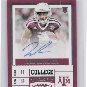 2017 Panini Contenders Draft Picks Josh Reynolds AU #165 Aggies