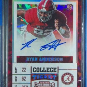2017 Panini Contenders Draft Picks Ryan Anderson Cracked Ice AU SN23 #244 Tide