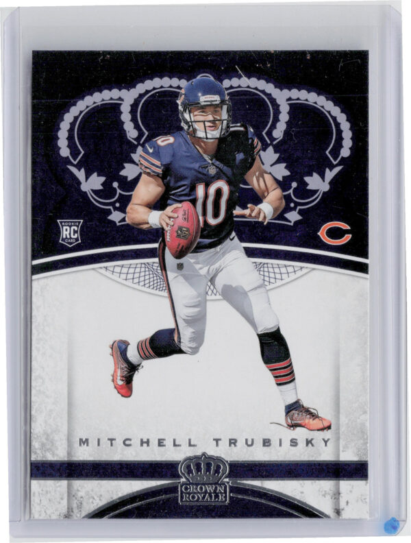2017 Panini Crown Royale Mitchell Trubisky RC #82 Bears