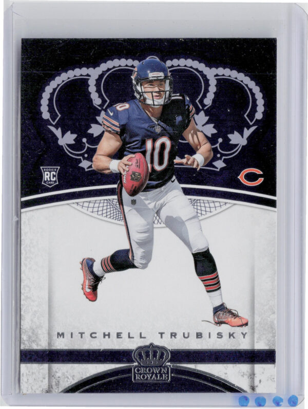 2017 Panini Crown Royale Mitchell Trubisky RC #82 Bears