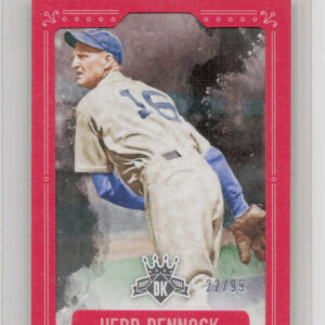 2017 Panini Diamond Kings Herb Pennock Framed Red SN99 #13 Yankees