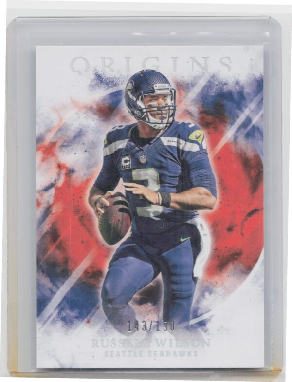 2017 Panini Origins Russell Wilson Orange SN150 #22 Seahawks