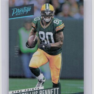 2017 Panini Prestige Martellus Bennett Xtra Points Platinum /25#66 Packers