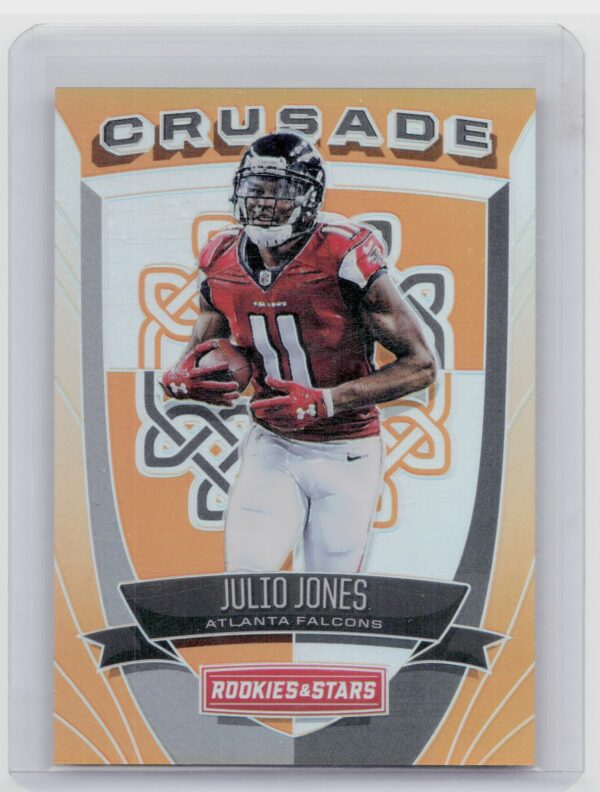2017 Panini Rookies & Stars Julio Jones #24 Falcons Crusade Orange