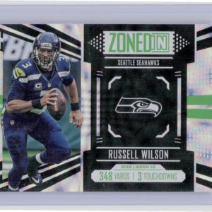 2017 Panini Unparalleled Russell Wilson #ZI-10 Seahawks Zoned In