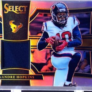 2017 Select DeAndre Hopkins /199 JSY #21 Texans Select Swatches Prizm