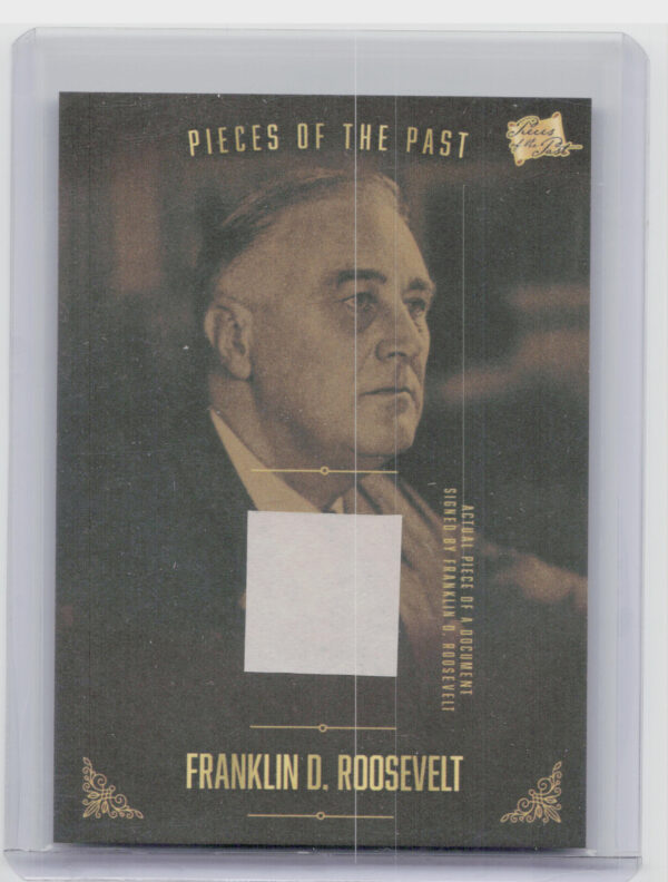 2017 The Bar Pieces of the Past  Franklin D. Roosevelt