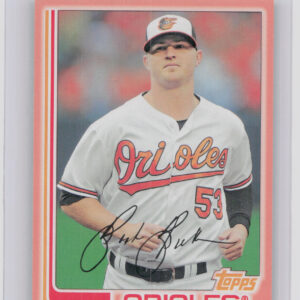 2017 Topps Archives Zach Britton Peach SN199 #166 Orioles