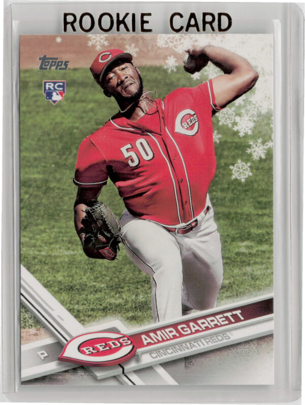 2017 Topps Holiday Amir Garrett RC #HMW96 Reds