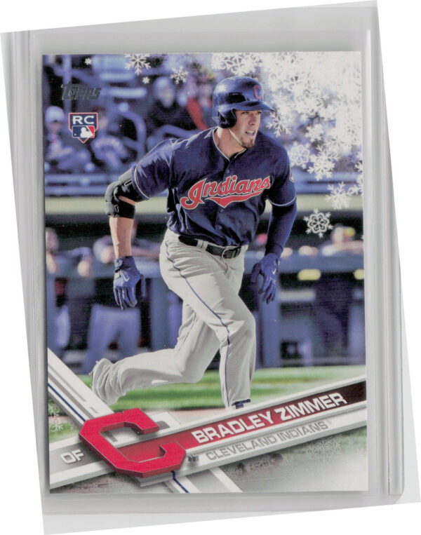 2017 Topps Holiday Bradley Zimmer RC #HMW21 Indians