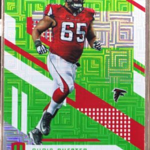 2017 Unparalleled Chris Chester RC Lime Green #150 Falcons