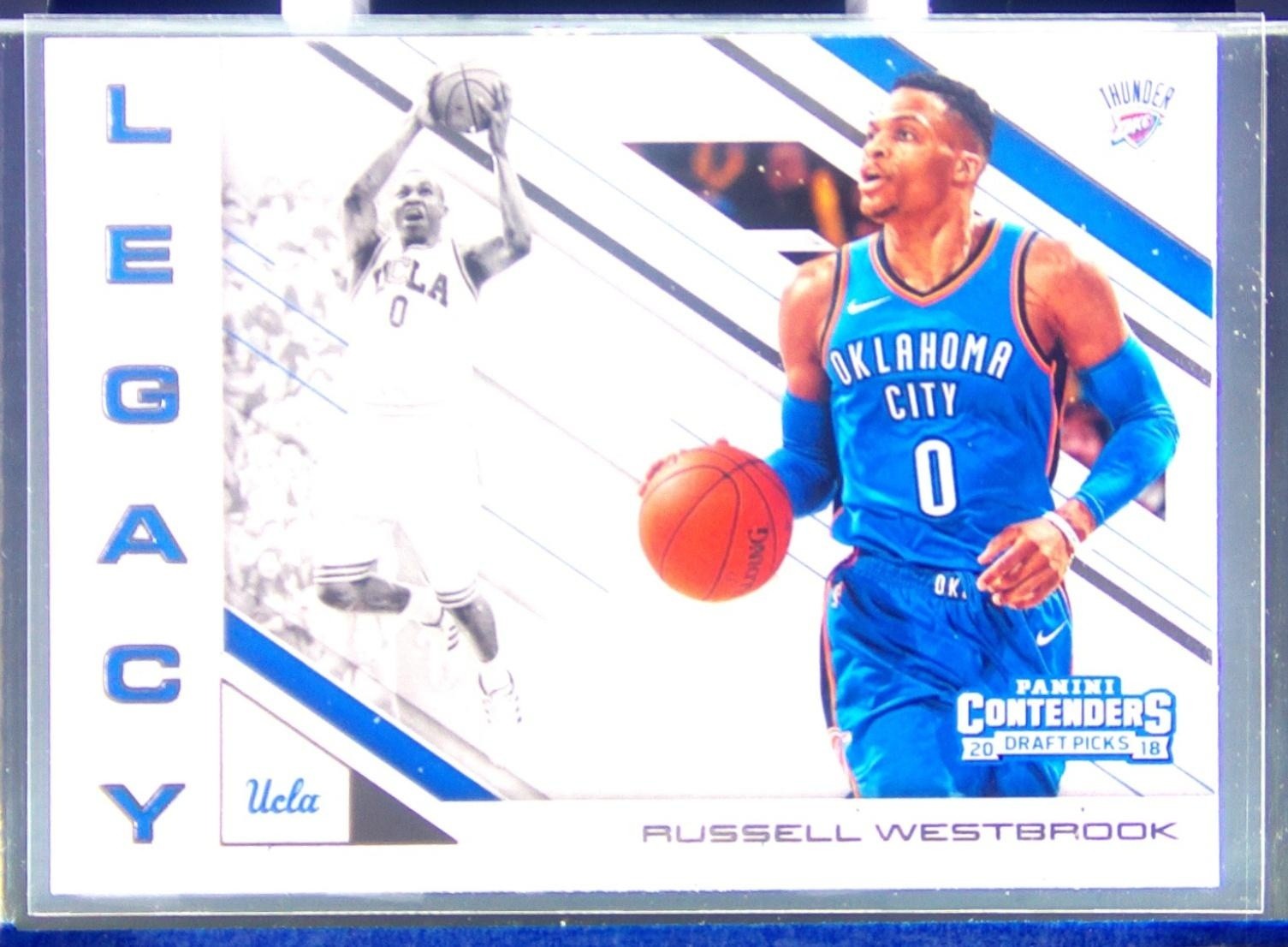 2018-19 Contenders Draft Picks Russell Westbrook #28 Thunder Legacy