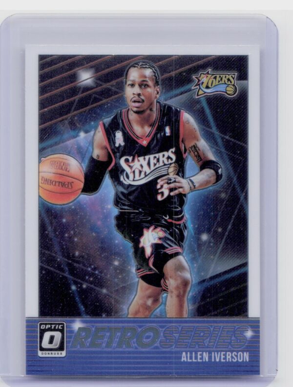 2018-19 Donruss Optic Allen Iverson #5 76ers Retro Series