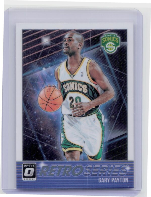 2018-19 Donruss Optic Gary Payton #20 SuperSonics Retro Series