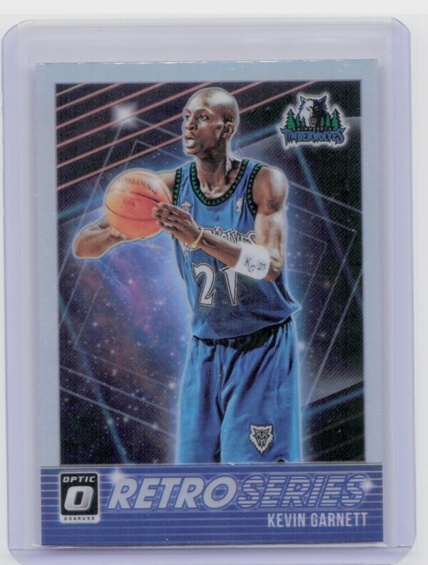 2018-19 Donruss Optic Kevin Garnett #3 Timberwolves Retro Series Holo