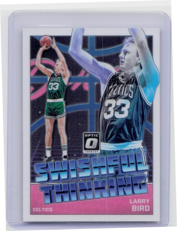 2018-19 Donruss Optic Larry Bird #1 Celtics Swishful Thinking Holo