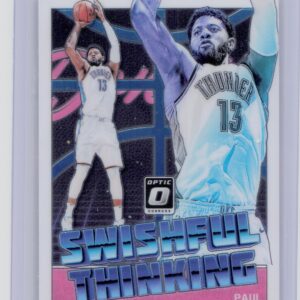 2018-19 Donruss Optic Paul George #8 Thunder Swishful Thinking