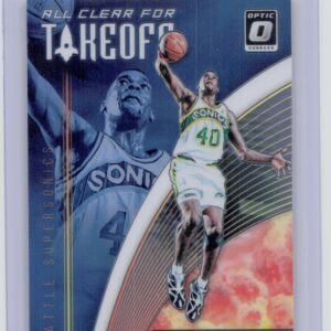 2018-19 Donruss Optic Shawn Kemp #9 SuperSonics All Clear for Takeoff Holo