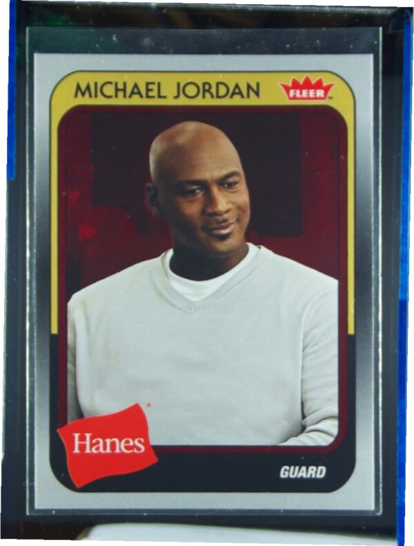 2018-19 Fleer Hanes Michael Jordan 30th Anniversary Michael Jordan Red Foil #MJ-