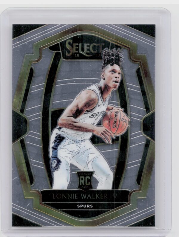 2018-19 Panini Select Lonnie Walker IV RC #174 Spurs