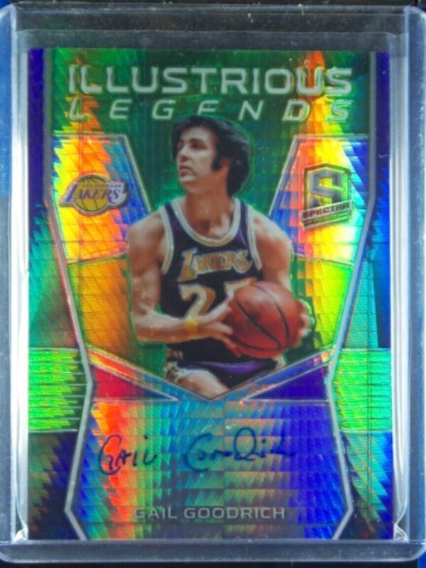 2018-19 Panini Spectra Gail Goodrich AU SN49 #IL-GGR Lakers Illustrious Legends