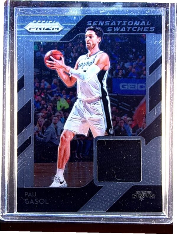 2018-19 Prizm Pau Gasol JSY #78 Spurs Sensational Swatches