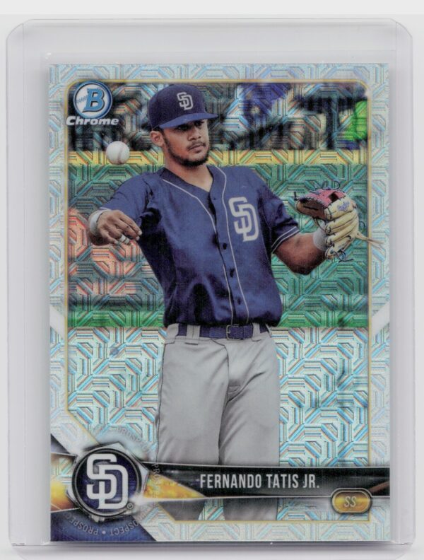 2018 Bowman Fernando Tatis Jr. #BCP114 Padres Chrome Prospects Mojo Refractor