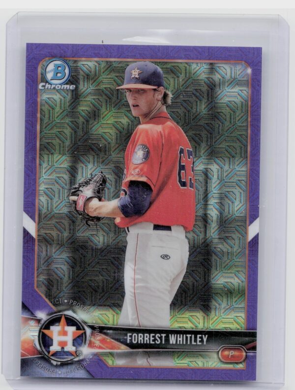 2018 Bowman Forrest Whitley /250 #BCP147 Astros Chrome Prospects Mojo Refractor