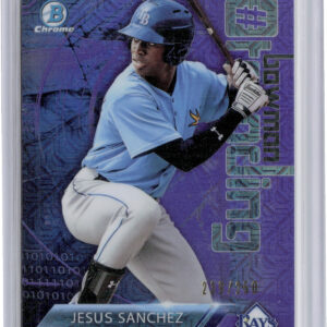 2018 Bowman Jesus Sanchez SN250 ##-JS Rays Chrome #BowmanTrending Mojo Refractor