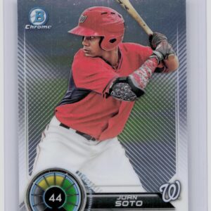 2018 Bowman Juan Soto #BTP-44 Nationals Bowman Chrome Scouts' Top 100