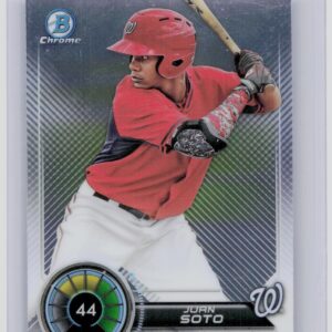 2018 Bowman Juan Soto #BTP-44 Nationals Bowman Chrome Scouts' Top 100